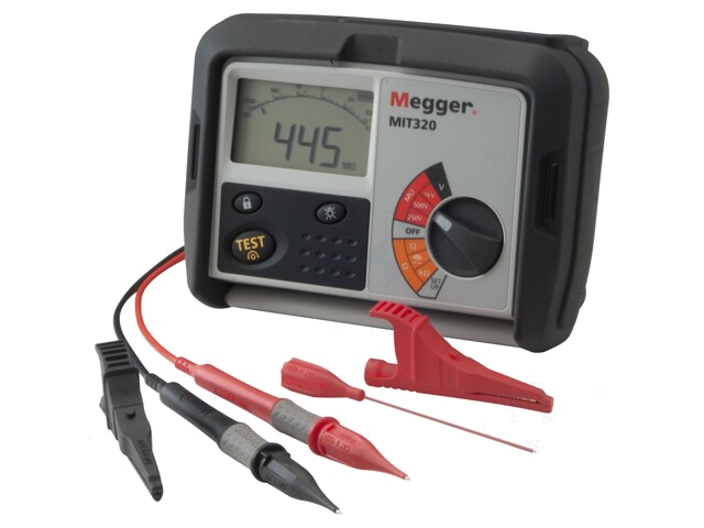 Meter: isolatieweerstand; LCD; Meetbereik R: 10Ω÷1MΩ; VAC: 0÷600V Meter: isolatieweerstand; LCD; Meetbereik R: 10Ω÷1MΩ; VAC: 0÷600V